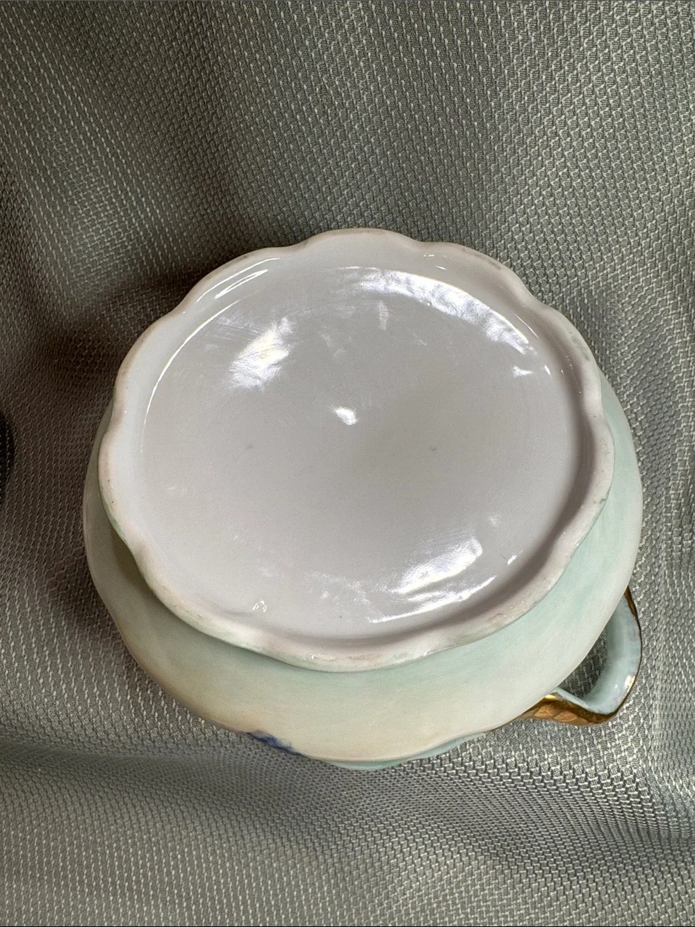 Stunning Vintage Hand Painted Signed “Marla King” Porcelain Covered Dish